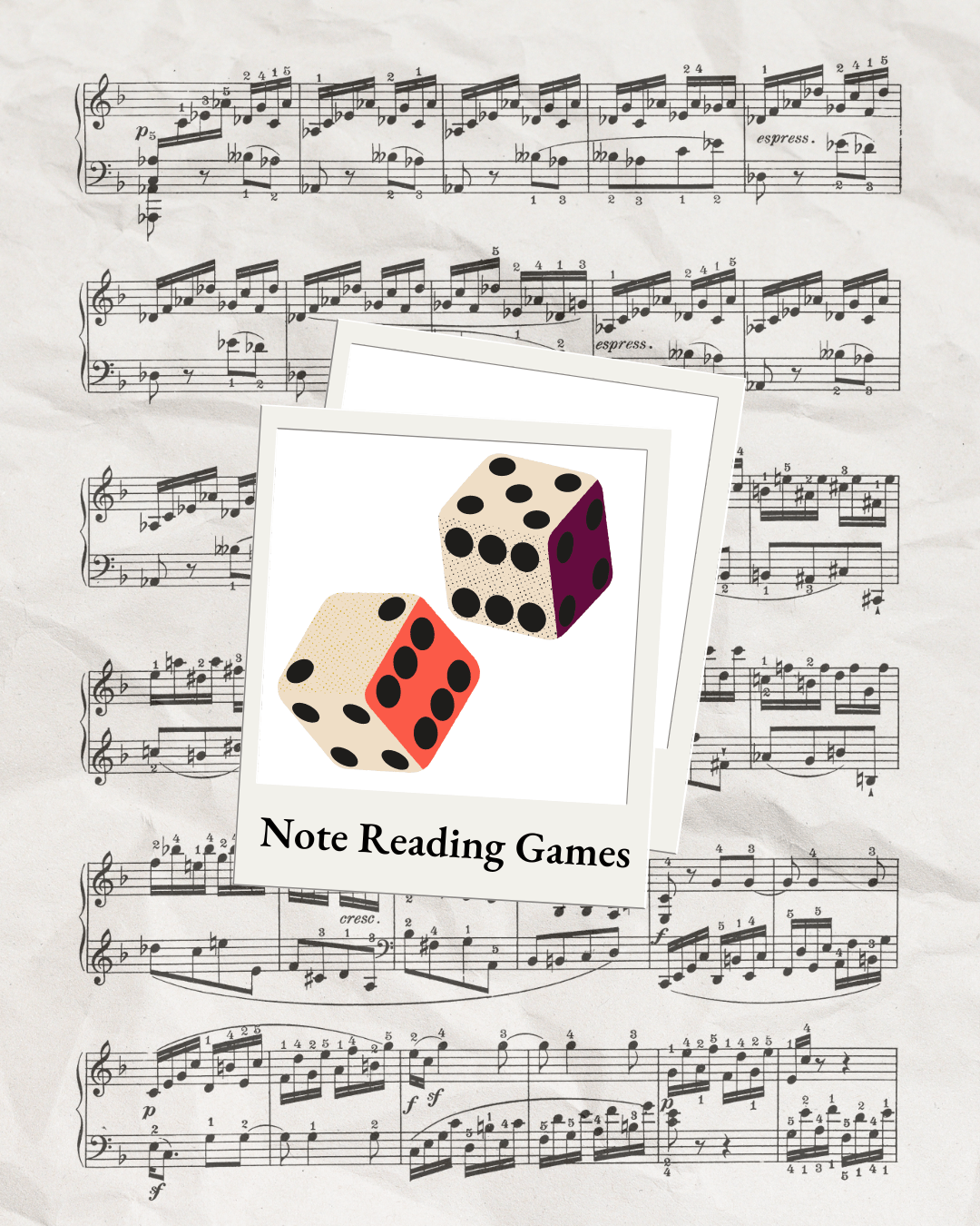 Note reading games